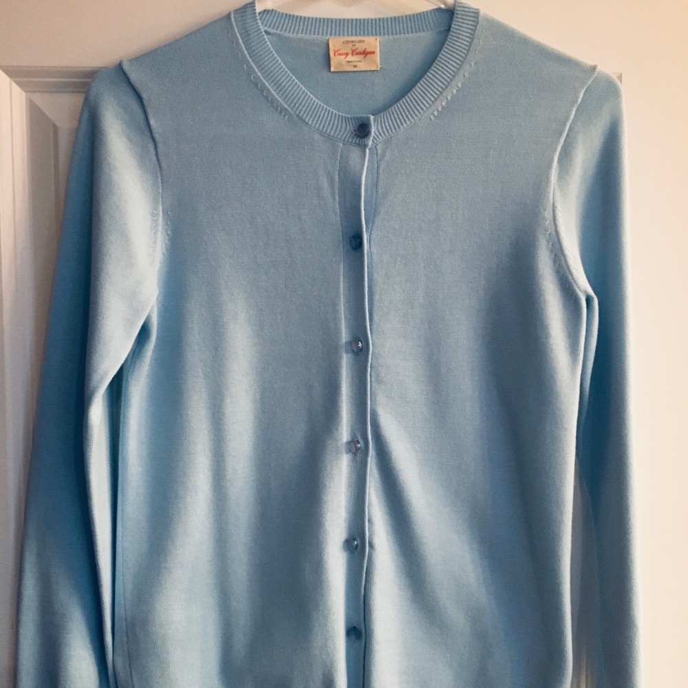 NWOT J Crew Crewcuts Girls Blue Cardigan